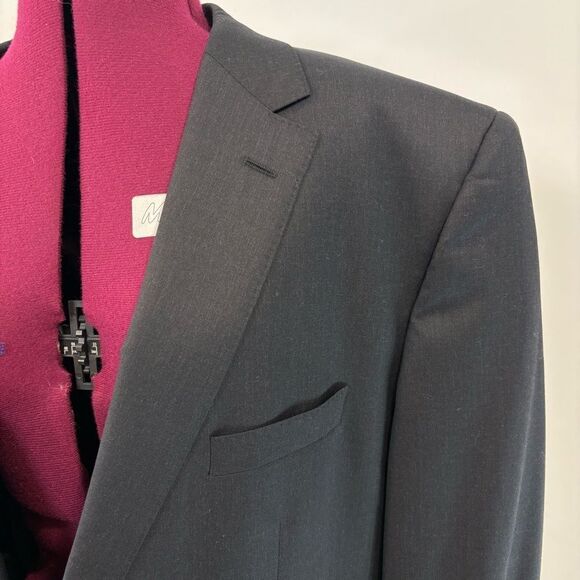HUGO BOSS Selection Black Super 150 Wool 46L Jacket - Picture 2 of 15